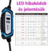 elektromos autó töltőkábel 7 kW-os Type1-es csatlakozóval, 5 m, 1 fázisú ipari lengő villa, DUOSIDA