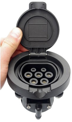 socket for charging stand Type 2 (IEC-62196), AC, 32 A