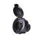 flip lid socket Type 2 (IEC-62196), AC, 32 A