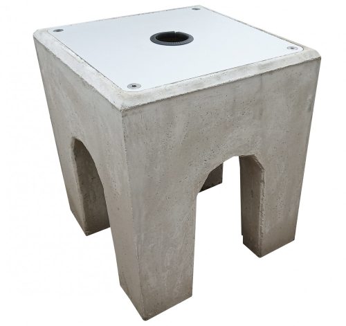  concrete base for electric car's charging stand installation