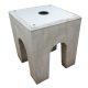  concrete base for electric car's charging stand installation