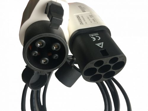 EV Charging Cable - Type 1 / Type 2, 16 A, 5 m, DUOSIDA