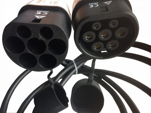 EV Charging Cable - Type 2 / Type 2, 16 A, 5 m, DUOSIDA