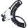 elektromos autó töltőkábel - Type 2 / Type 2, 16 A, 5 m fekete spirál kábel, DUOSIDA