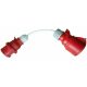 adapter cable, inustrisl socket 3×32A - industrial plug 3×16A