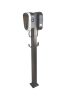 Charging stand with 2 pcs 11kW Duosida wallbox charger, Type2 socket, RFID, WIFI