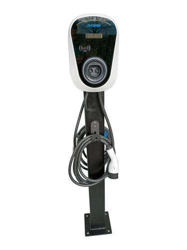 Charging station with 2x11 kW Duosida wallbox charger and 5 m Type 2 charging cable