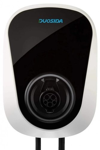 elektromos autó fali töltő, Type1 csatlakozó dugó, 5 m kábel, RFID, WIFI, DUOSIDA