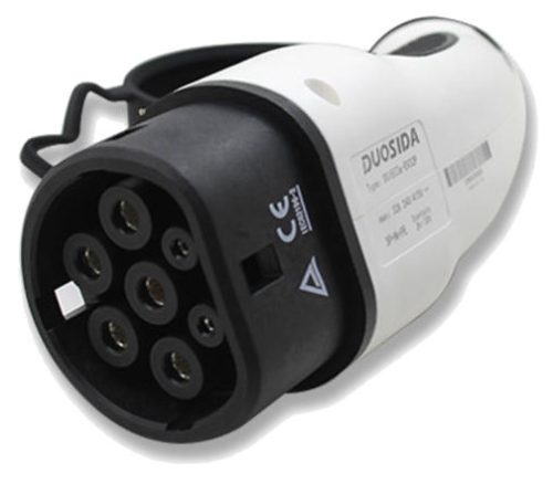 elektromos autó fali töltő 11 kW, Type2-es 5 m töltőkábel + RFID + WIFI, DUOSIDA