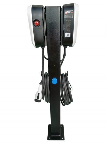 elektromos autó fali töltő 11 kW, Type2-es 5 m töltőkábel + RFID + WIFI, DUOSIDA