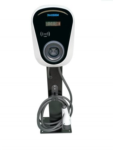 elektromos autó fali töltő 7 kW, 5 m Type2 töltőkábel, DUOSIDA