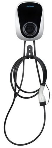 Elektromos autó fali töltőhöz kábeltartó fém horog